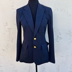 POLO RALPH LAUREN Women Navy Blazer SZ 6